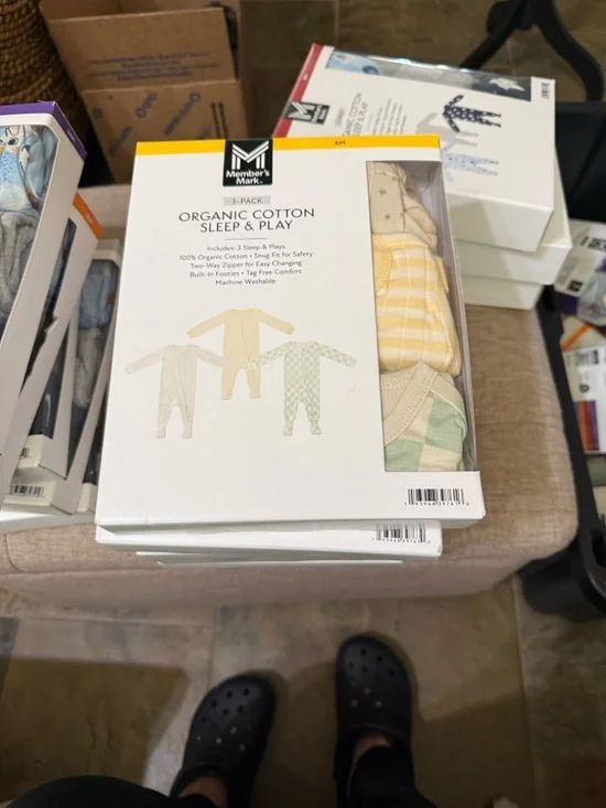 Baby - Organic Cotton Sleep & Play (Yellow, Green) - Picture 1 of 2